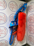Faux Fur Squeaky Bungee Chaser