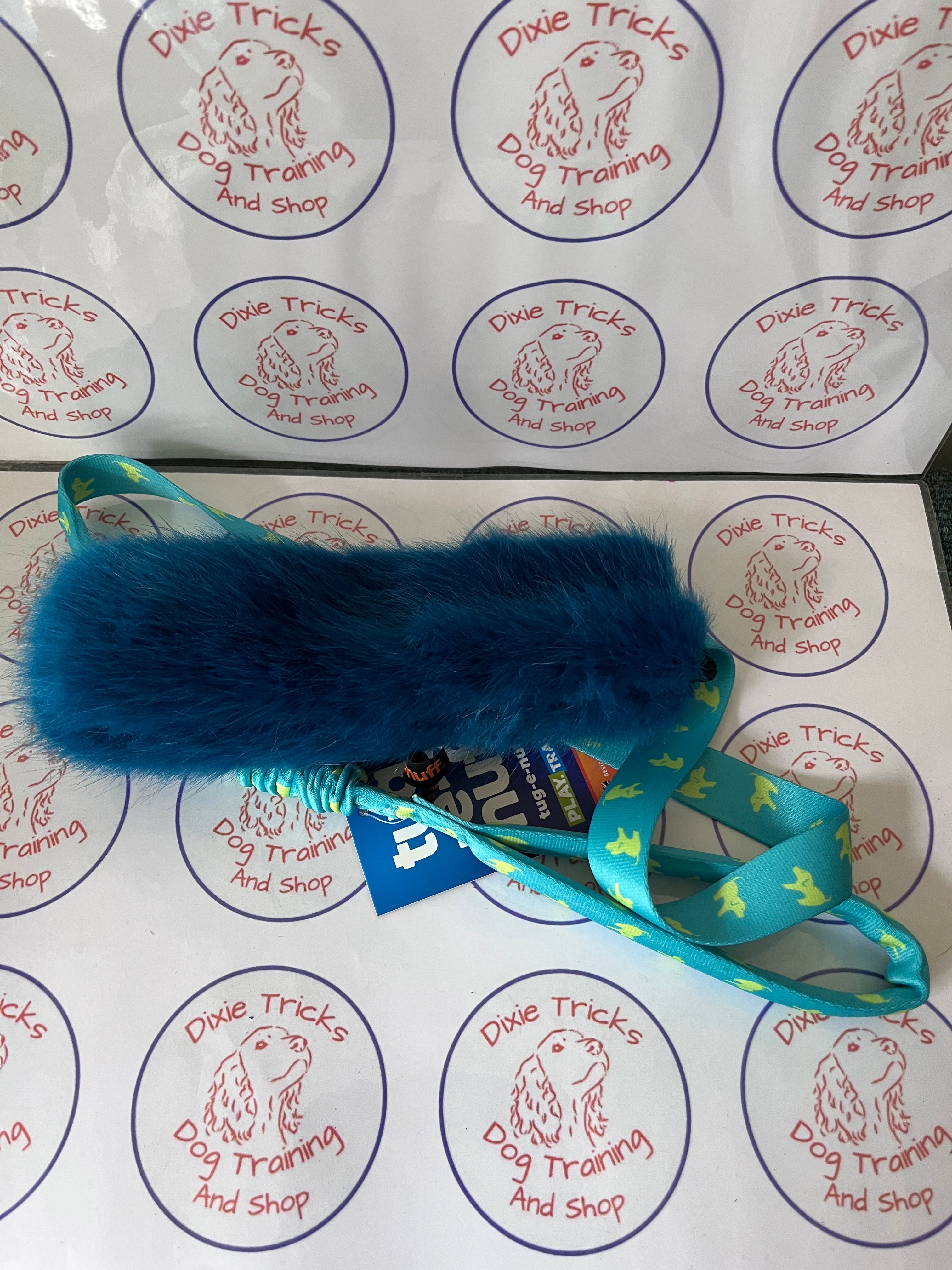Faux Fur Squeaky Bungee Chaser