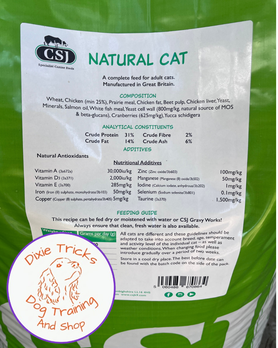 CSJ Natural Cat Food